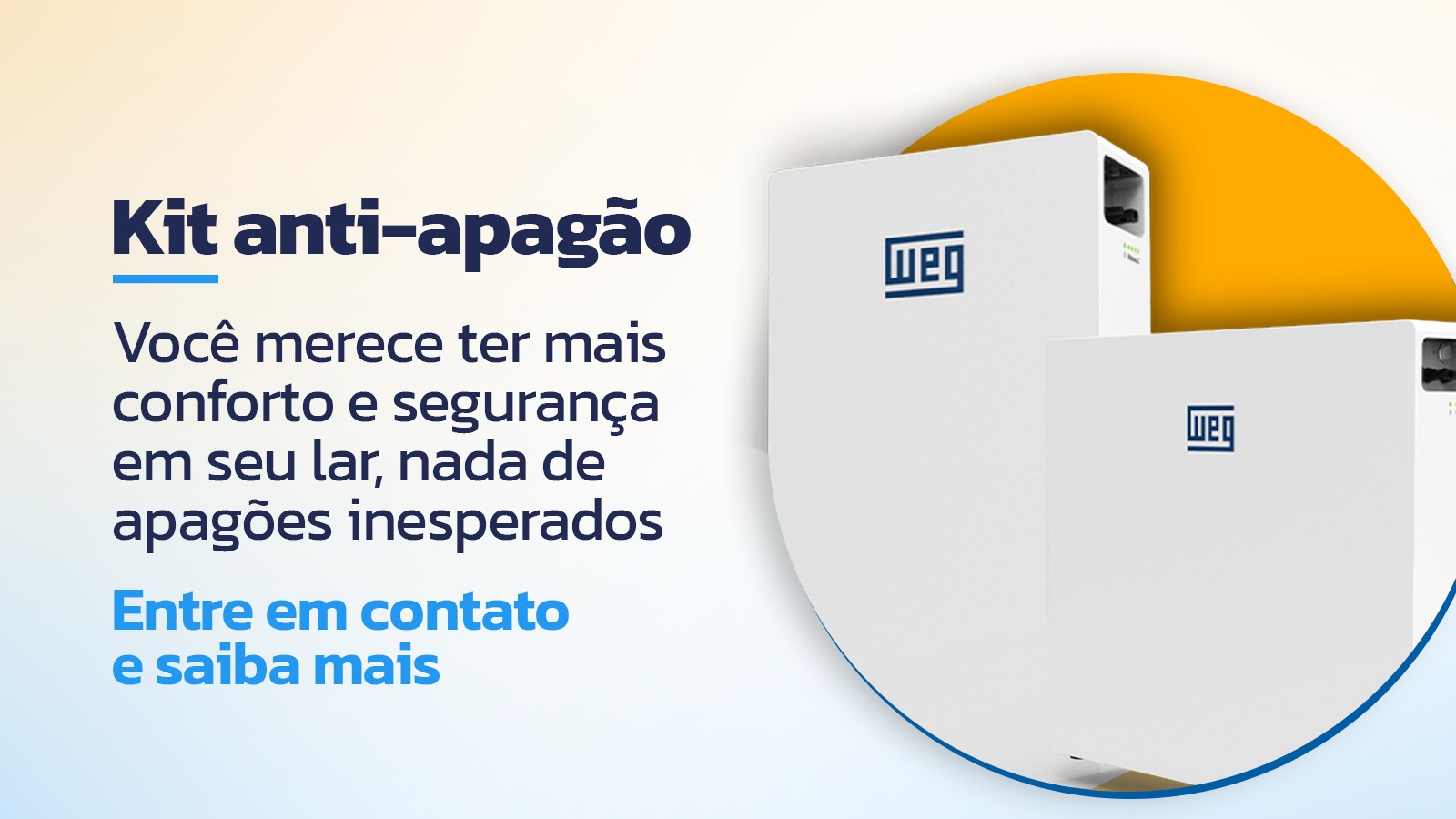 KIT ANTI-APAGÃO, GERADOR, SISTEMA DE BATERIAS